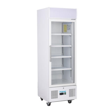 Vitrina refrigerada positiva blanca Serie G - 218 L - Polar - Fourniresto