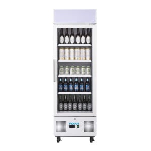 Vitrina refrigerada positiva blanca Serie G - 218 L - Polar - Fourniresto