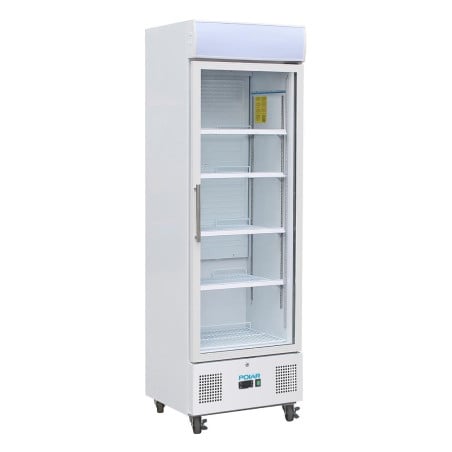 Vitrina refrigerada positiva blanca Serie G - 336 L - Polar - Fourniresto