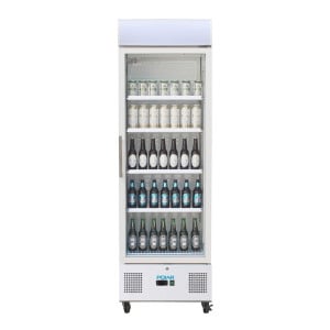 Vitrina refrigerada positiva blanca Serie G - 336 L - Polar - Fourniresto