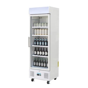 Vitrina refrigerada positiva blanca Serie G - 336 L - Polar - Fourniresto