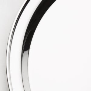 Round Stainless Steel Serving Tray Ø 355mm - Olympia - Fourniresto