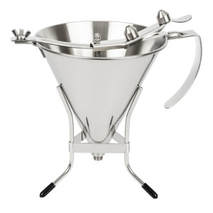 Stainless Steel Automatic Piston Funnel 1.5L - De Buyer - Fourniresto