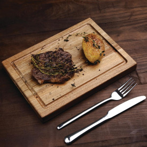 Small Acacia Wood Steak Board - Olympia - Fourniresto