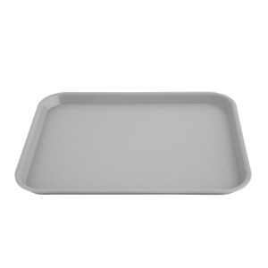 Plastic Gray Fast Food Tray - Olympia KRISTALLON - Fourniresto