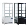 Vitrina refrigerada negra con puertas curvas 86 L - Polar - Fourniresto