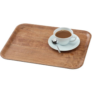 Tablero laminado Superficie con textura de madera de olivo marrón 430 mm - Cambro - Fourniresto