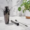 Stainless Steel Pestle with Grey Titanium Silicone Tip Ø 34 mm - Olympia - Fourniresto