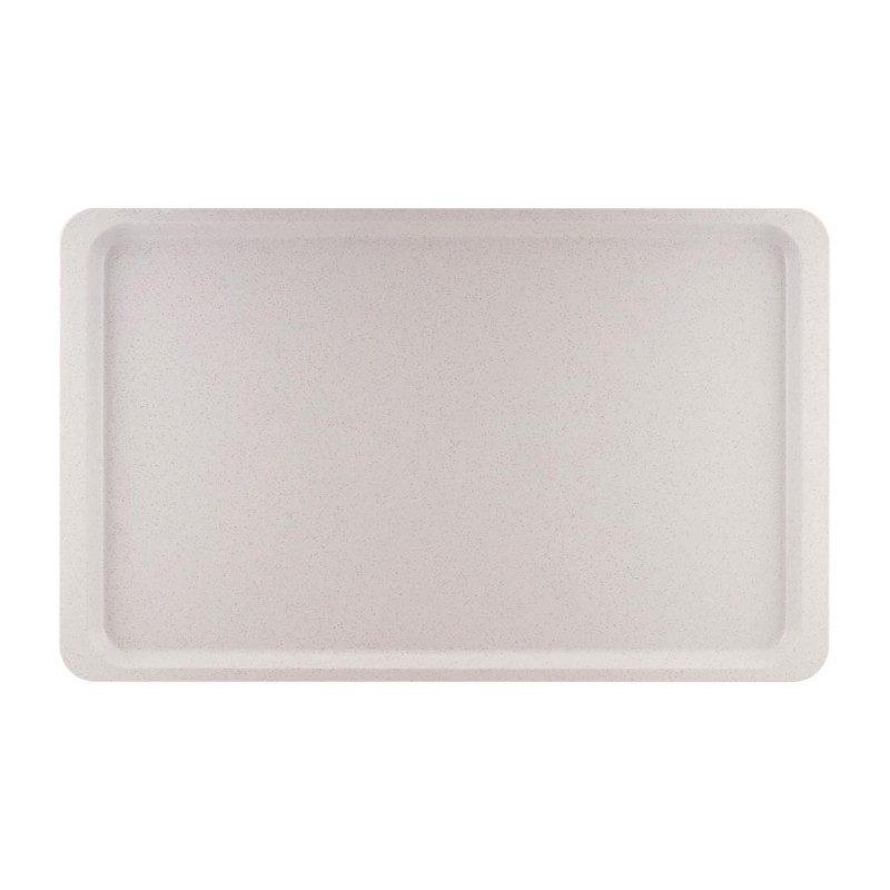 Bandejade servicio de poliéster GN1/1 530x325mm Gris moteado - Roltex - Fourniresto