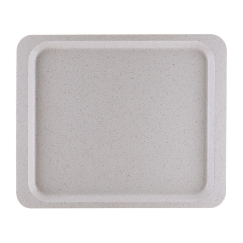 Bandejade servicio de poliéster GN1/2 325x265mm Gris moteado - Roltex - Fourniresto