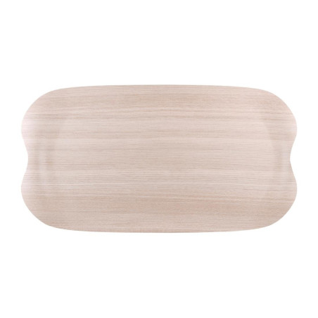 Bandea de servicio Wave 43x23cm Madera Clara Veteada - Roltex - Fourniresto