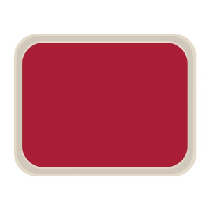 Plateau de Service en Polyester Standard 470x360mm Rouge - Roltex - Fourniresto