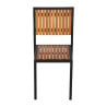 Chaises en Acier et Acacia - Lot de 4 - Bolero - Fourniresto