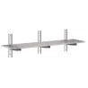 Ajourée Wall Shelf in Stainless Steel - L 1800 x 400mm - Gastro M