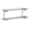 Estante de Pared Calado en Inox- L 1800 x 400mm - Gastro M