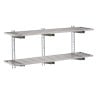 Estante de Pared Calado en Inox- L 1800 x 400mm - Gastro M