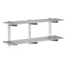 Perforated Stainless Steel Wall Shelf - L 1800 x 400mm - Gastro M