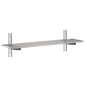 Estante de Pared Calado en Inox- L 1800 x 400mm - Gastro M