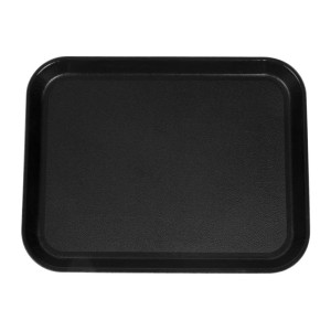 Bandeja rectangular antideslizante de fibra de vidrio EpicTread negro 350mm - Cambro - Fourniresto