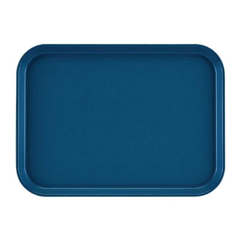 Plateau Rectangulaire Antidérapant en Fibre de Verre EpicTread Bleu 350mm - Cambro - Fourniresto