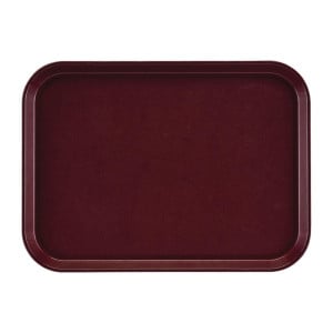 Bandeja rectangular antideslizante de fibra de vidrio EpicTread Bordeaux 350mm - Cambro - Fourniresto