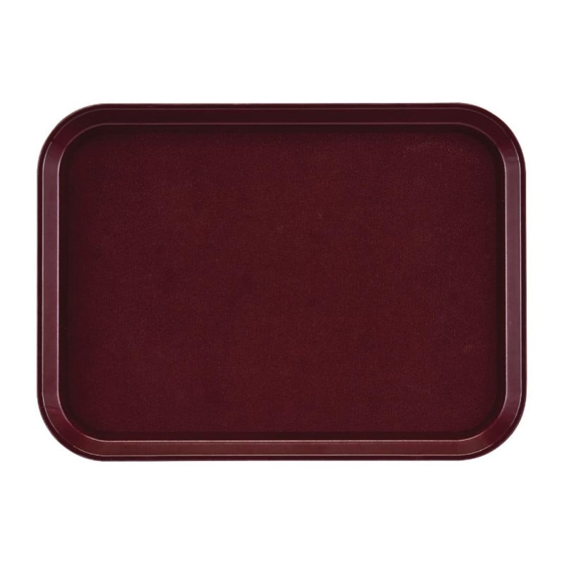 Bandeja rectangular antideslizante de fibra de vidrio EpicTread Bordeaux 350mm - Cambro - Fourniresto