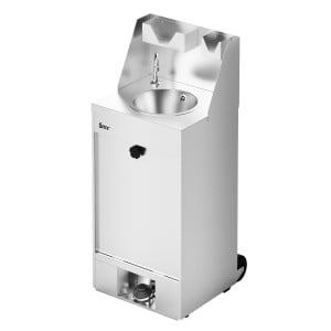 Mobile Stainless Steel Hand Washing Station - 20L - FourniResto