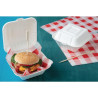 Cajas de hamburguesas compostables - L 149 mm - Paquete de 500 - Fiesta Green