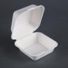 Cajas de hamburguesas compostables - Ø 153mm - Lote de 500 - Fiesta Green