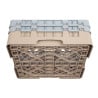 Casillero de vidrio 16 compartimentos Camrack beige - L 500 x P 500mm - Cambro