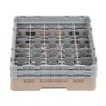 Casillero de vidrio 25 compartimentos Camrack beige Altura-L 500 xP 500mm - Cambro