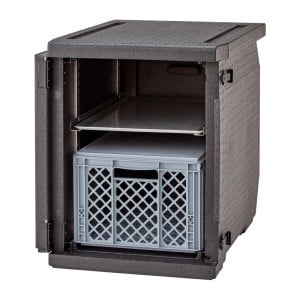 Contenedor EPP de carga frontal con correderas ajustables - 155 L - Cambro