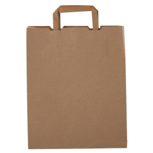 Grandes Bolsas Compostables de Papel Reciclado - P 250 mm - Lote de 250 - Vegware