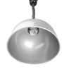 Retractable Dome Brushed Metal Heating Lamp - Buffalo