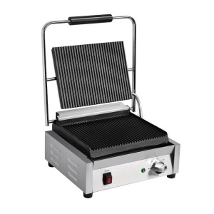 Large Single Contact Grill Ribbed/Ribbed - Buffalo