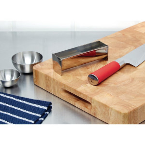 Molde para terrina de acero inoxidable en forma de U - P 135mm - Vogue