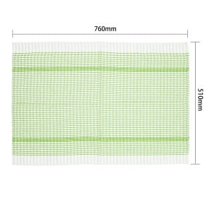 Paños verdes de algodón - Lote de 10 - Vogue - Fourniresto