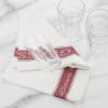 Linen Glass Cloths - Red - L 762 X 508 mm - Vogue