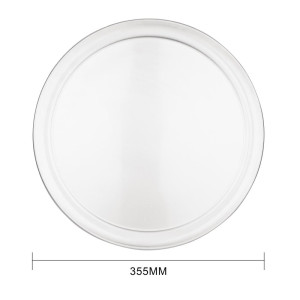 Placa de pizza de aluminio - Ø355mm - Vogue - Fourniresto