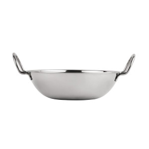 Plato Balti de Acero Inoxidable - Ø230mm - Olympia - Fourniresto