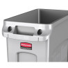 Recolector Slim Jim de plástico - 60L - Rubbermaid