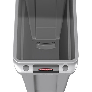 Contenedor Gris Slim Jim - 87L - Rubbermaid