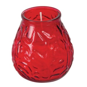 Velas venecianas Bolsius Low Boy - rojas - FourniResto - Fourniresto