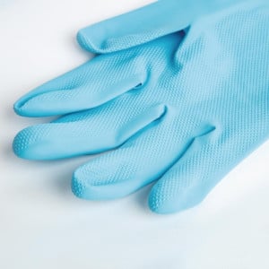 Guantes de Protección Química Vital 117 Azules - Talla M - Mapa