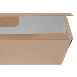 Cajas de alimentos Kraft compostables - L 250mm - Paquete de 150 - Colpac