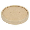Tapas para Tazones de Sopa Kraft Microondas Reciclables 225ml y 350ml - Lote de 500 - Colpac
