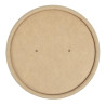 Tapas para Tazones de Sopa Kraft Microondas Reciclables 225ml y 350ml - Lote de 500 - Colpac