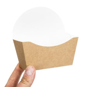 Funda de bagel de papel kraft compostable - Paquete de 1000 - Colpac