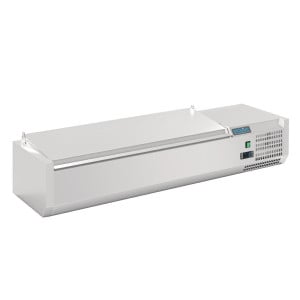 Vitrina para ensaladas con tapa Serie G - 5 x GN 1/4 - Polar