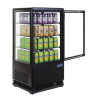 Vitrina Refrigerada Positiva Negra Serie C - 68 L - Polar